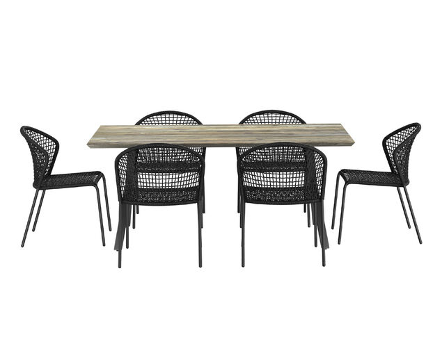 Copenhagen-Indy 7 Piece Dining Setting, , hi-res image number null