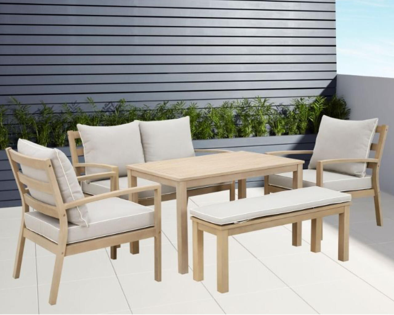 Buy Harper 5 Piece Low Dining Setting at Barbeques Galore