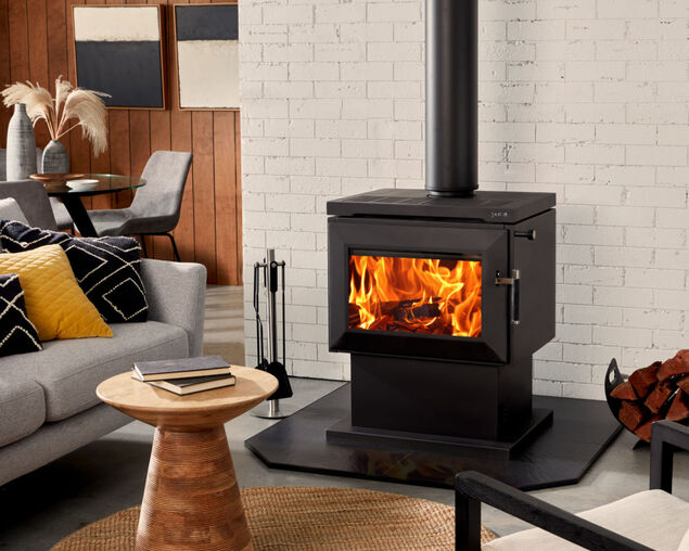 Saxon Blackwood Freestanding Wood Heater, , hi-res