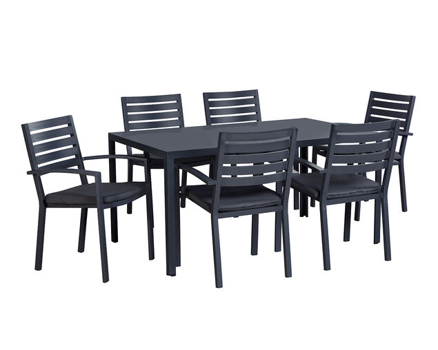 Malmo 7 Piece Mixer Dining Setting, , hi-res