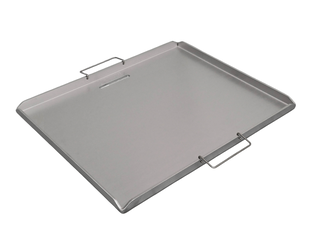 Stainless Steel Hotplate with Handles - 392 x 485mm (15")