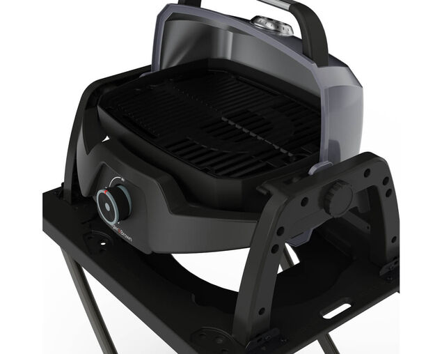 Ziggy Elite Nomad Single Burner Flame Failure BBQ plus Cart Bundle - Gunmetal Grey, , hi-res