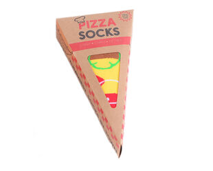 Novelty Pizza Socks Box - 1 Pair