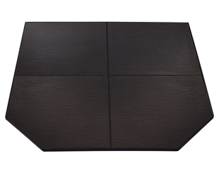 Maxiheat Square Tiled Hearth 1.0m x 1.0m - Matt Grey