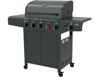 Downunder 5 Burner BBQ With Side Burner & Pro Sear Zone - Matt Grey