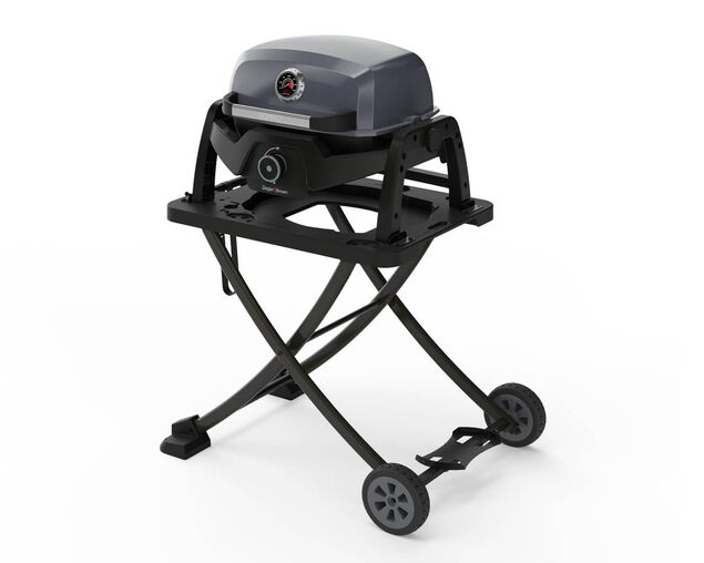 Ziggy Elite Nomad Single Burner Flame Failure BBQ plus Cart Bundle - Gunmetal Grey, , hi-res