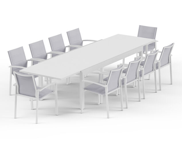Boston-Sinta 11 Piece Extension Dining Setting, , hi-res