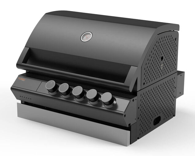 Ziegler & Brown Turbo Classic 5 Burner Build In BBQ (T Series) (Build-In with Brackets), , hi-res