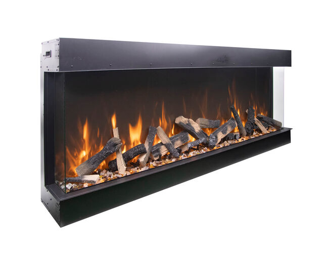 Amantii Smart 40" unit - 14 1/4" in depth 3 sided glass fireplace, , hi-res