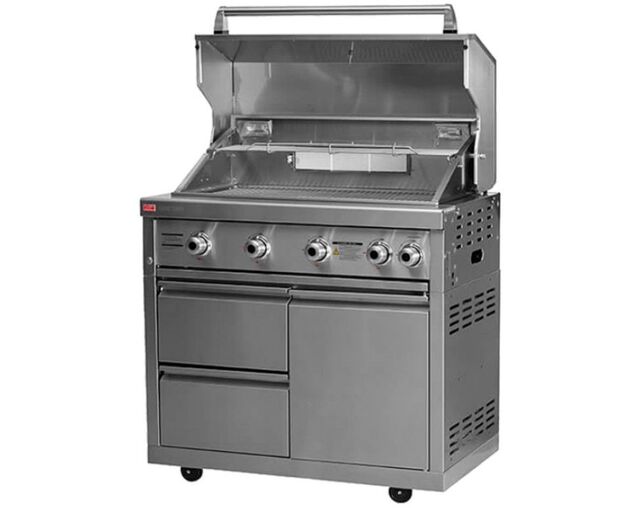 Ziegler & Brown Grand Turbo 4 Burner Roll-In on Cart  L2-SERIES, , hi-res image number null