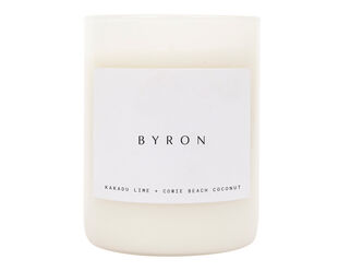 Scented Candle Byron - White