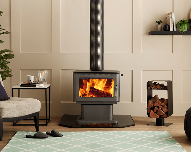 Maxiheat Gen II Freestanding Wood Heater on Pedestal, , hi-res