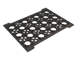 Cast Iron Rock Tray Holder 18 Piece - 300 x 410mm