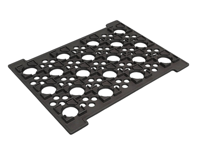 Cast Iron Rock Tray Holder 18 Piece - 300 x 410mm, , hi-res image number null