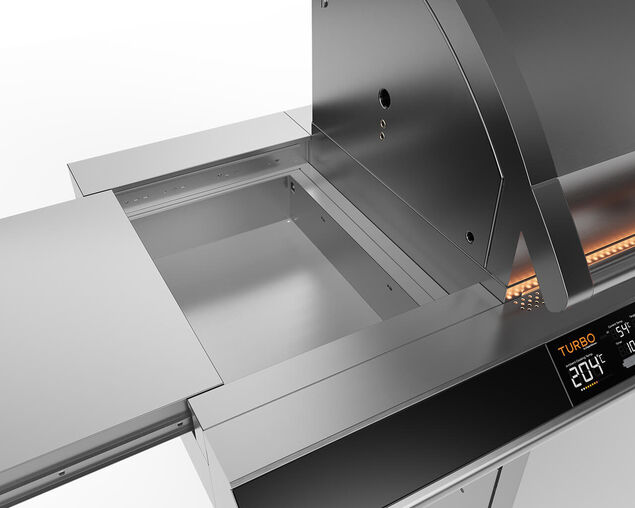 Ziegler & Brown Turbo Elite Pro 5 Burner BBQ on Cart with Side Burner & Drawer (T Series), , hi-res