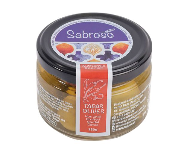 Sabroso Hot Chilli Stuffed Gordal Olives, , hi-res image number null