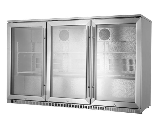 Buy Ziegler & Brown Outdoor Bar Fridge 3 Door Triple Glazed at