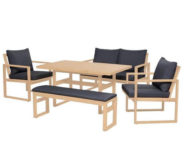 Harper 5 Piece Low Dining Setting, , hi-res image number null