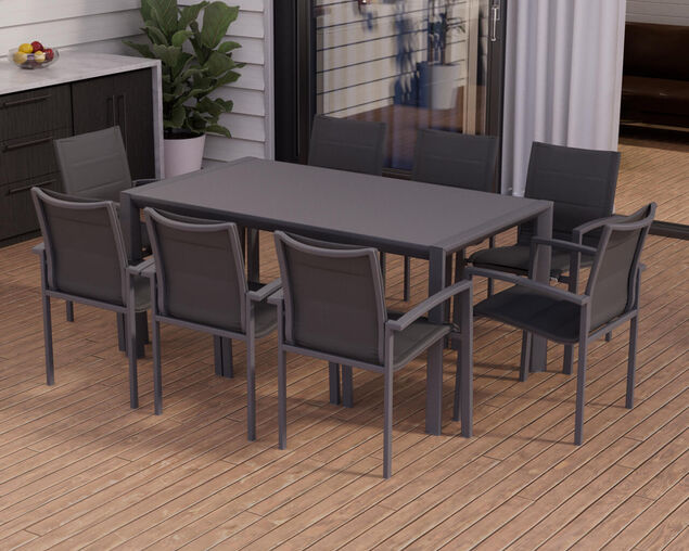 Boston-Eden 9 Piece Dining Setting, , hi-res image number null