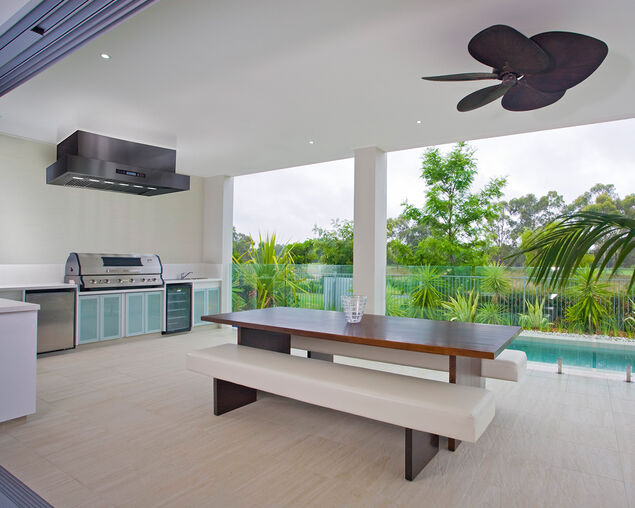 Excelsior Black Wall Mounted BBQ Rangehood - 1480 x 800mm, , hi-res