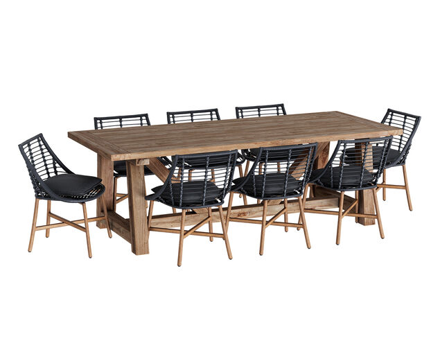 Berlin-New Holland 9 Piece Dining Setting, , hi-res
