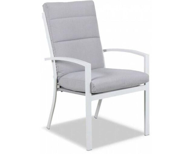 Jette Highback Dining Chair (White), , hi-res image number null