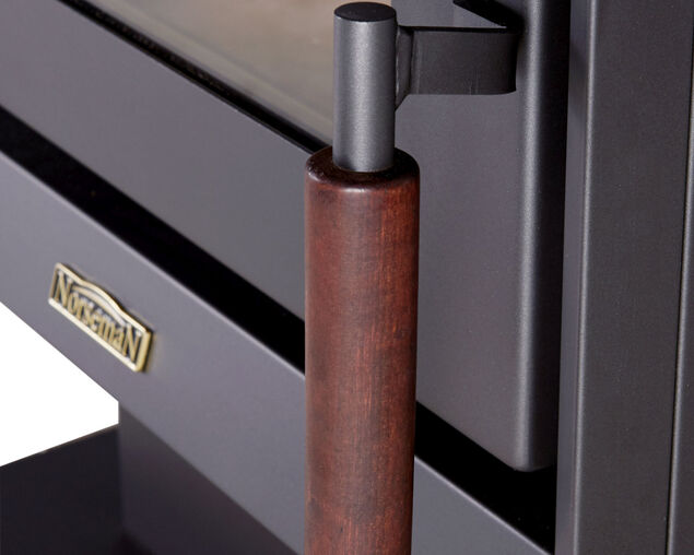 Norseman Nevada MKII Freestanding Wood Heater - Metallic Black, , hi-res