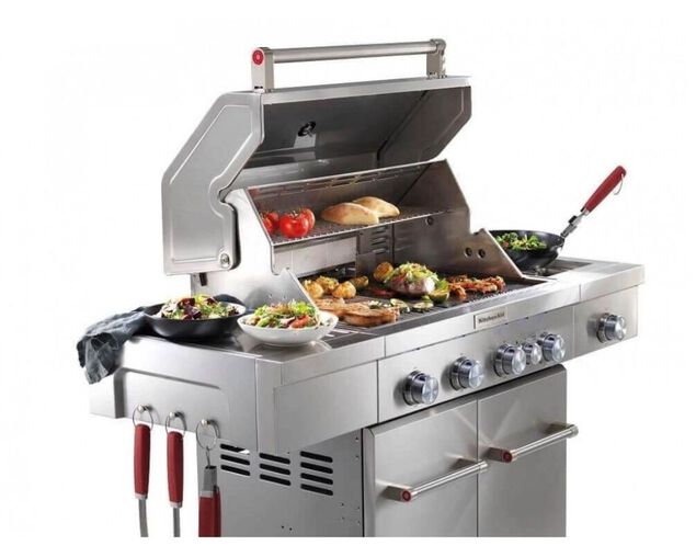 Buy KitchenAid 4 Burner BBQ at Barbeques Galore.