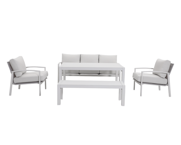 Jette 8 Seater Low Dining Setting Bundle, , hi-res