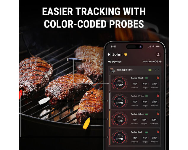 ThermoPro 4 Probe Tempspike Pro TP980W Wireless Meat Thermometer, , hi-res