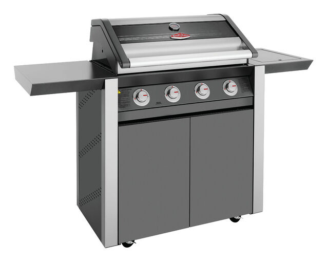 BeefEater 1600 Series - 4 Burner Stainless Steel BBQ With Side Burner (Dark), , hi-res