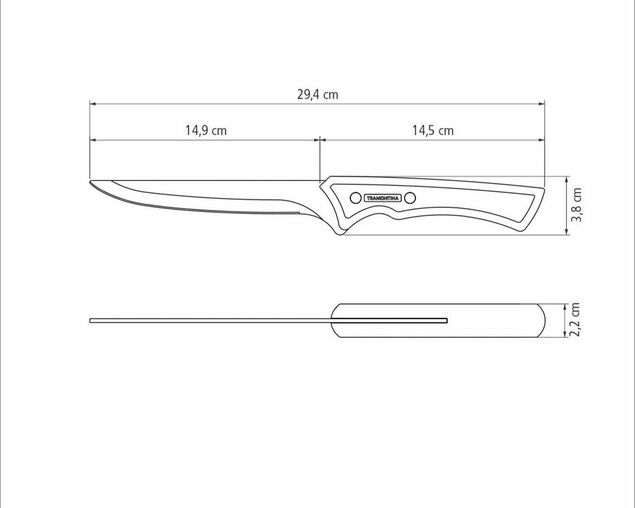 Tramontina Churrasco Black Collection FSC Certified Boning Knife - 6", , hi-res