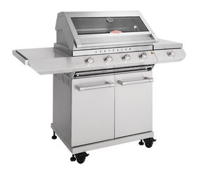 BeefEater 7000 Classic 4 Burner BBQ on Side Burner Cart