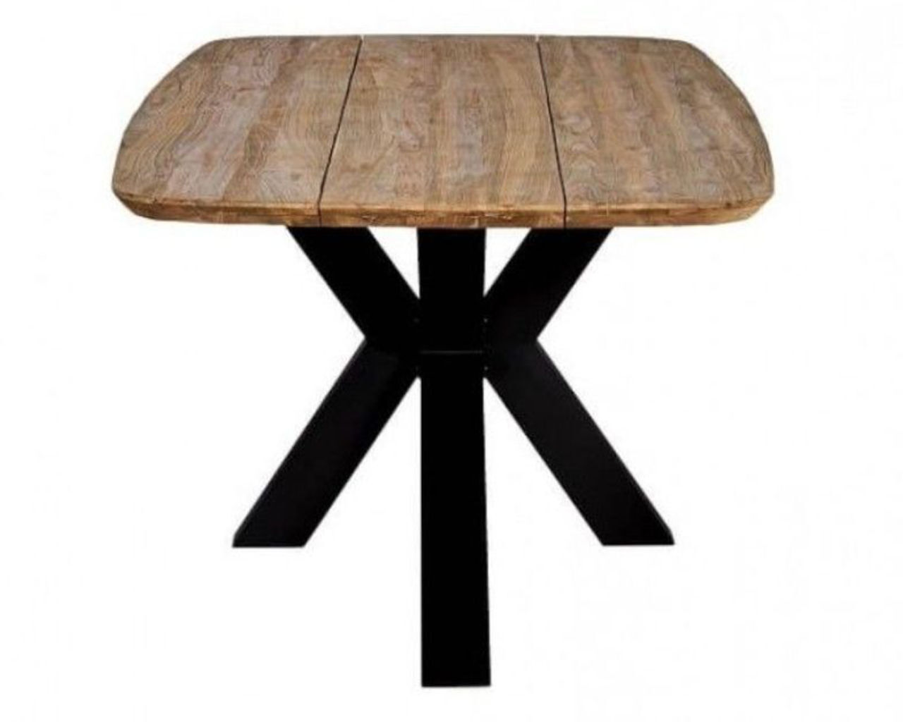 Buy Jakarta Teak 220cm Cross Leg Table Black at Barbeques Galore