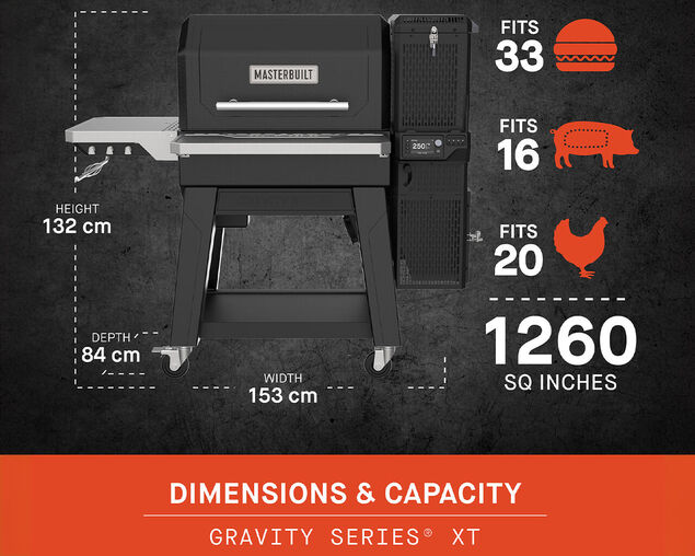 Masterbuilt Gravity Series® XT Digital Charcoal BBQ and Smoker, , hi-res