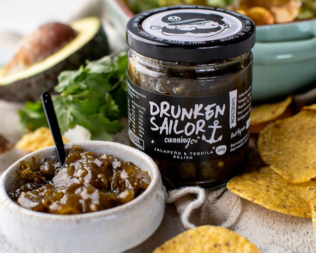 Drunken Sailor Jalapeno & Tequila Relish, , hi-res