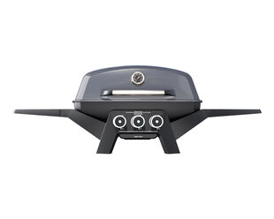 Ziggy Elite Triple Grill LPG BBQ - Gunmetal Grey