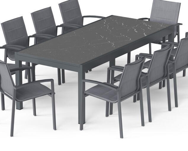 Boston-Sinta 11 Piece Extension Dining Setting, , hi-res