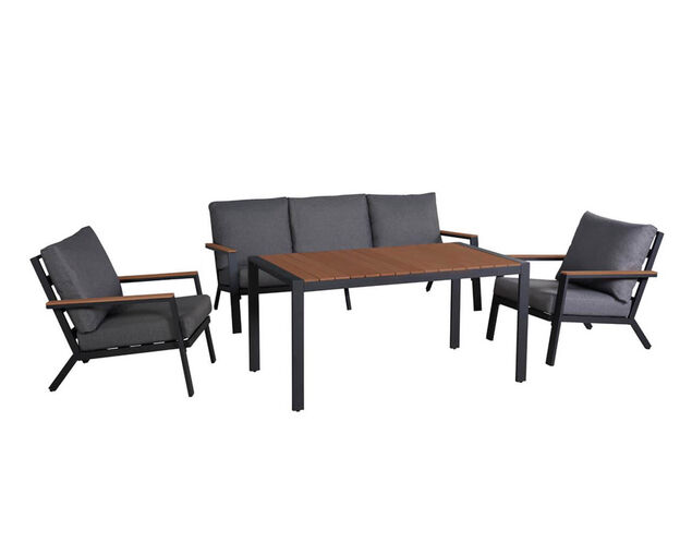 Lynx 4 Piece Low Dining Setting, , hi-res image number null