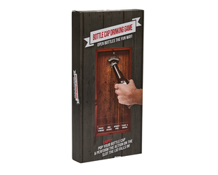 Beer Bottle Cap Drop Game - Pinewood & Steel