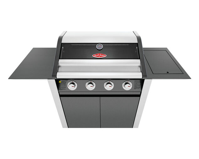 BeefEater 1600 Series - 4 Burner Stainless Steel BBQ With Side Burner (Dark), , hi-res