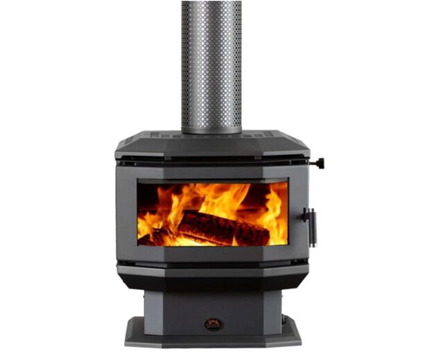 Buy Saxon Walnut Freestanding Wood Heater at Barbeques Galore.