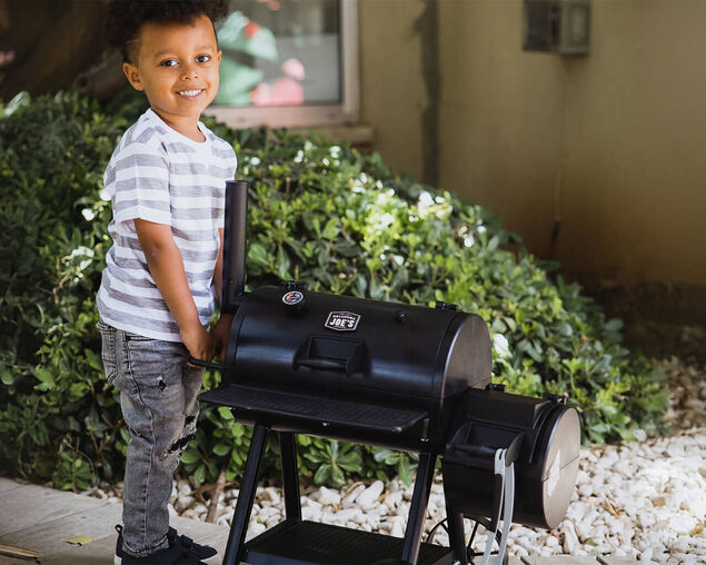 Oklahoma Joe's Kids Play Toy BBQ Smoker Set with Real Smoke Effect, , hi-res