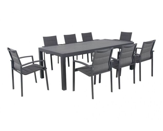 Boston-Jette 9 Piece Dining (Gunmetal Grey), Gunmetal Grey, hi-res image number null