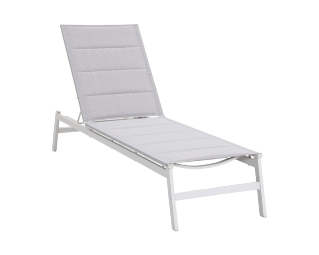 Boston Padded Sunlounge (Bone), , hi-res image number null