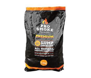 Pro Smoke Premium Hardwood Lump Charcoal 7.5kg