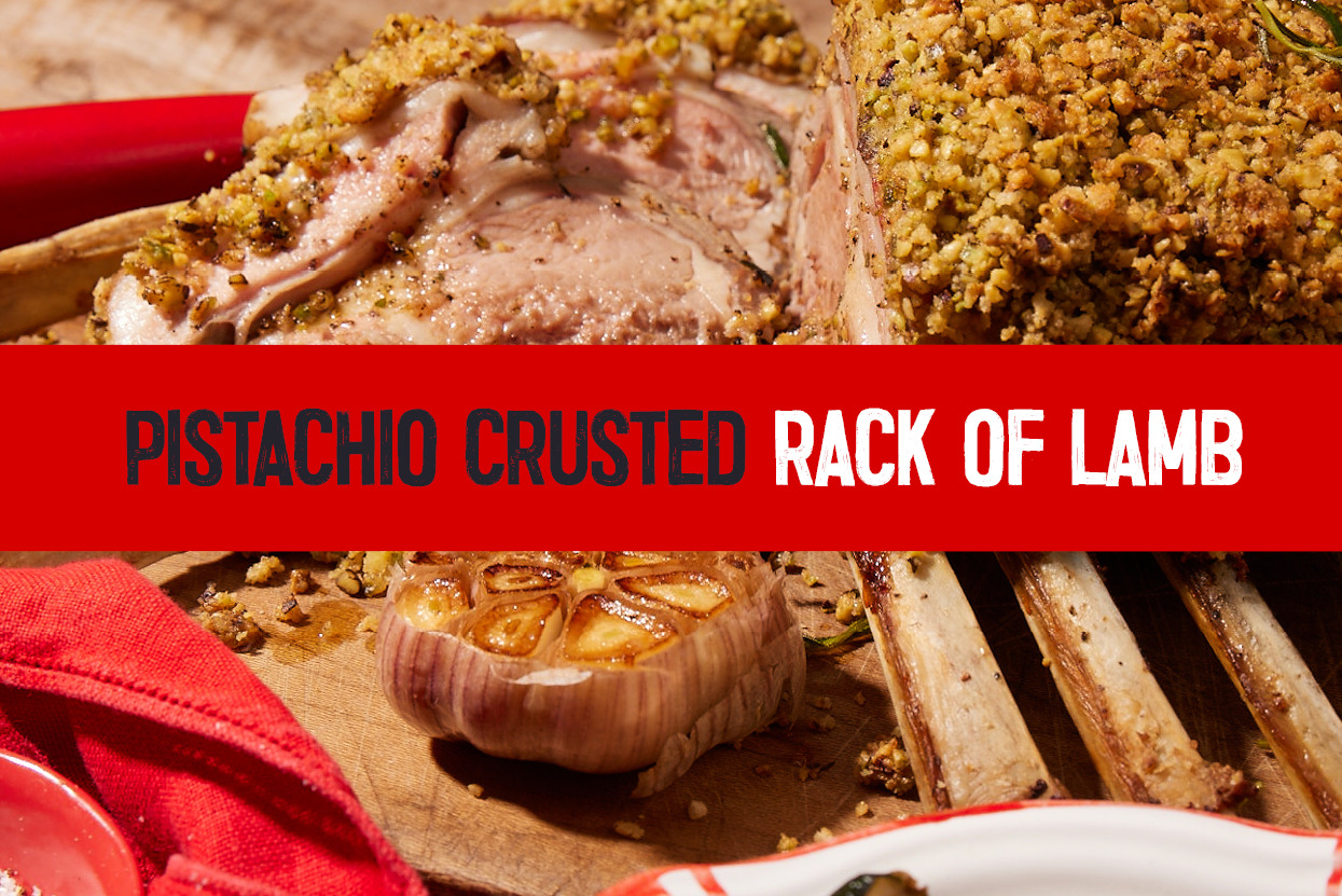 Pistachio Crusted Rack of Lamb