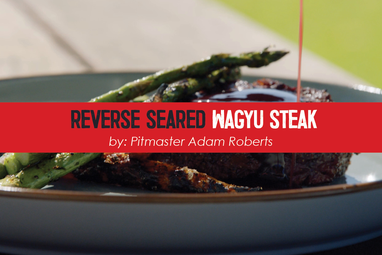 Reverse Seared Eye Fillet Wagyu Steak w Red Wine Jus