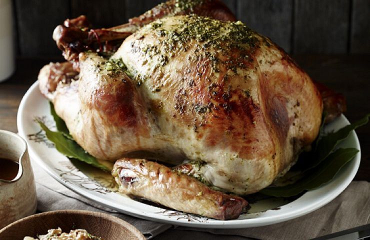 Roast Turkey with Herb Marinade