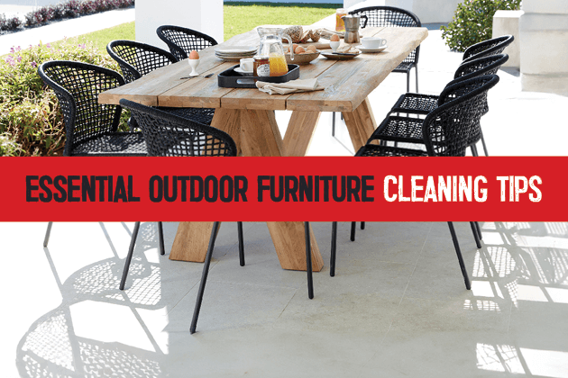 Essential Outdoor Furniture Cleaning Tips
